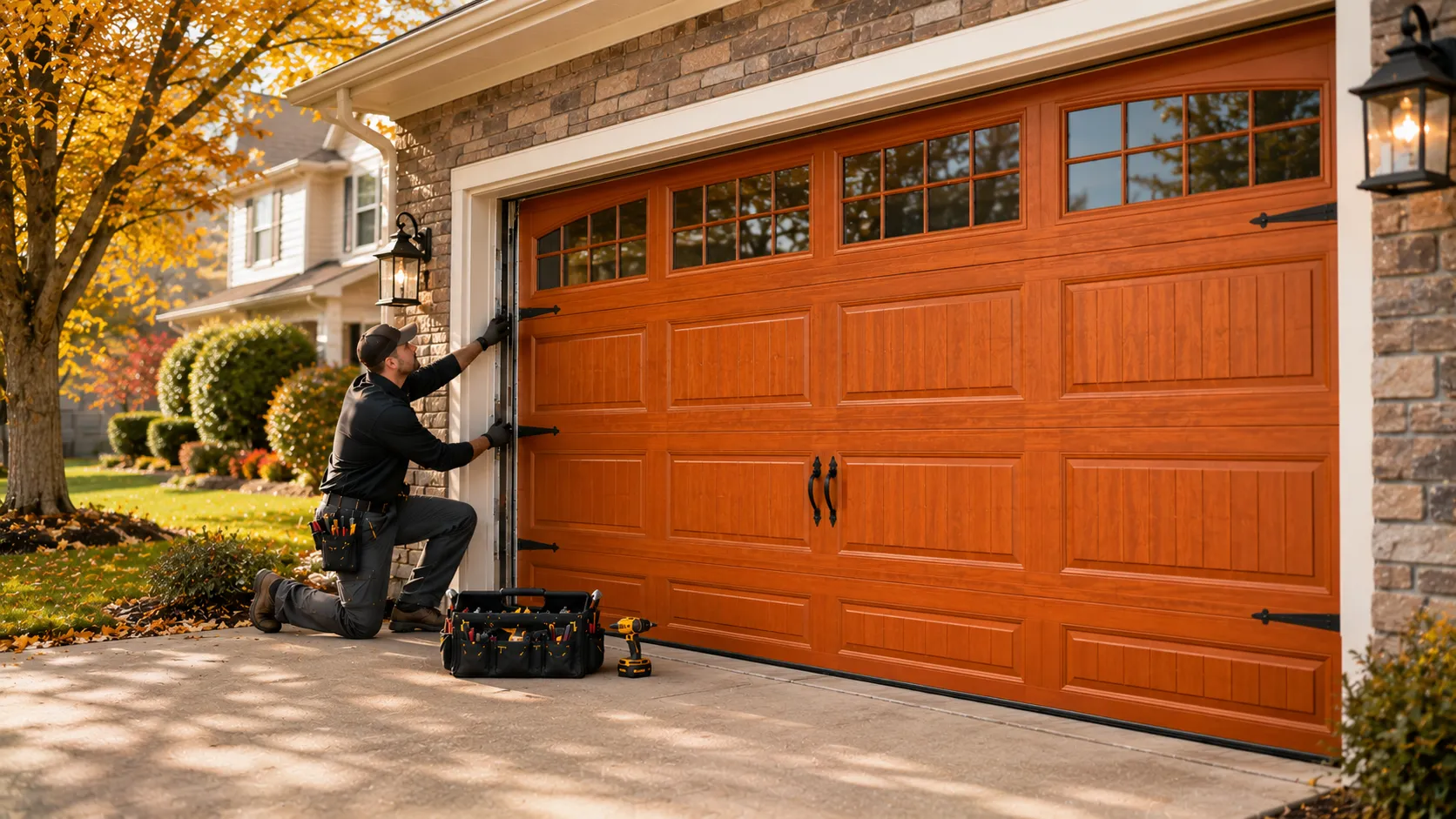 Residential garage doors