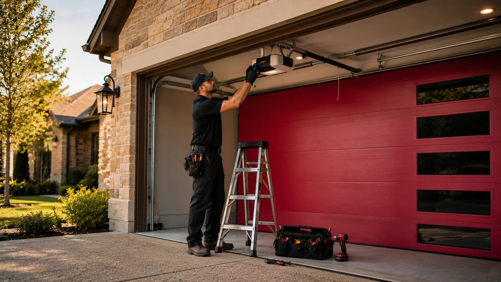 Residential garage doors