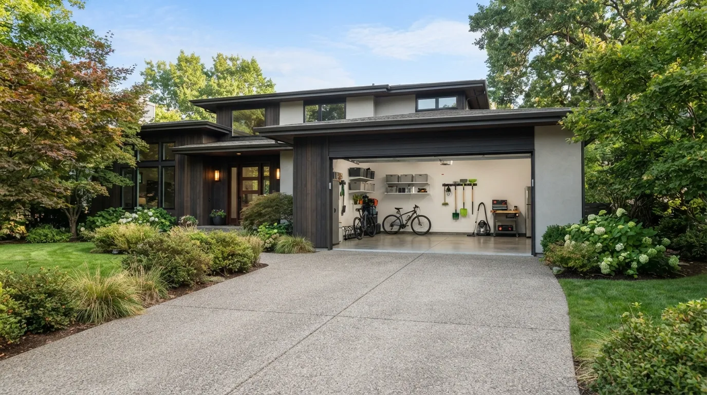 Residential garage doors