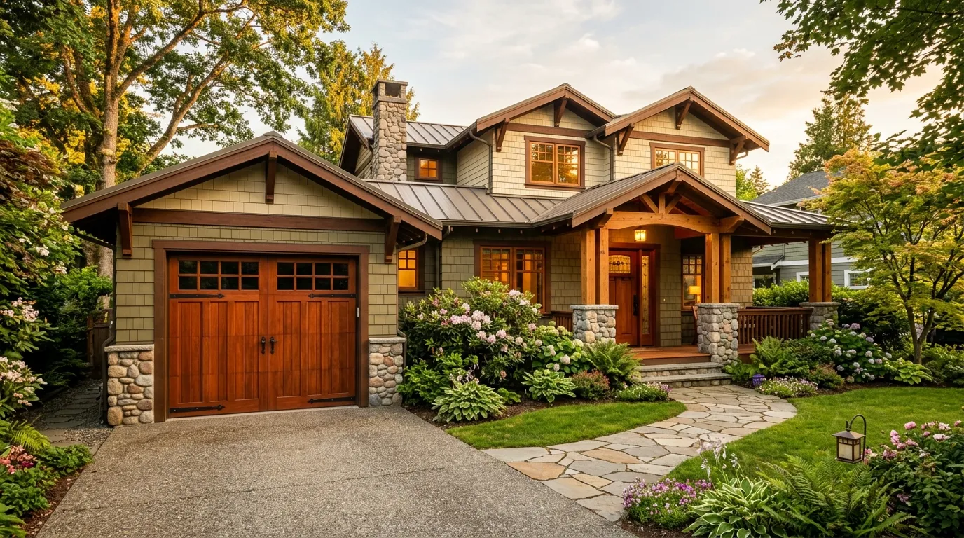 Residential garage doors
