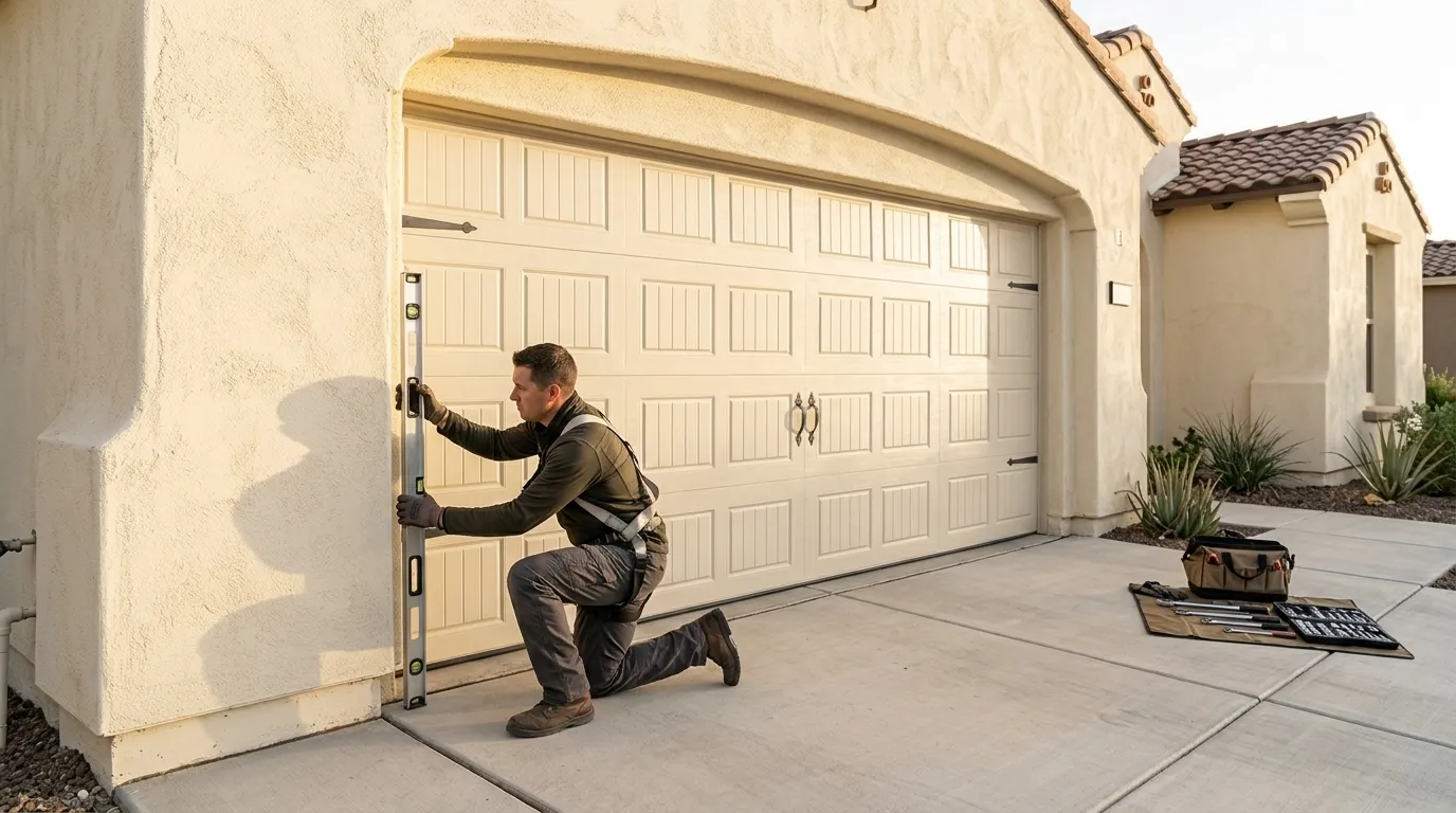 Commercial roll-up garage door