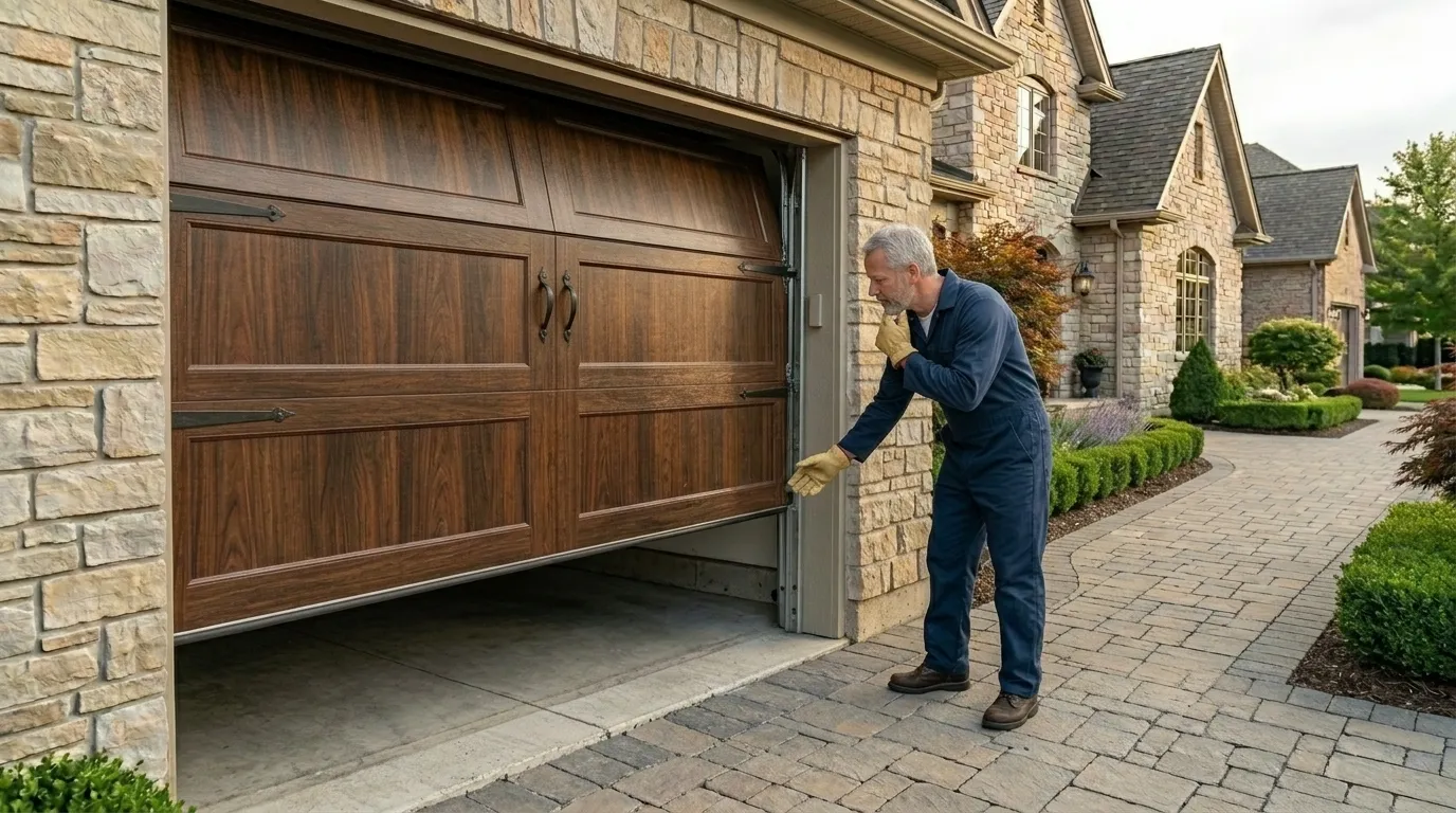Full-view glass garage door