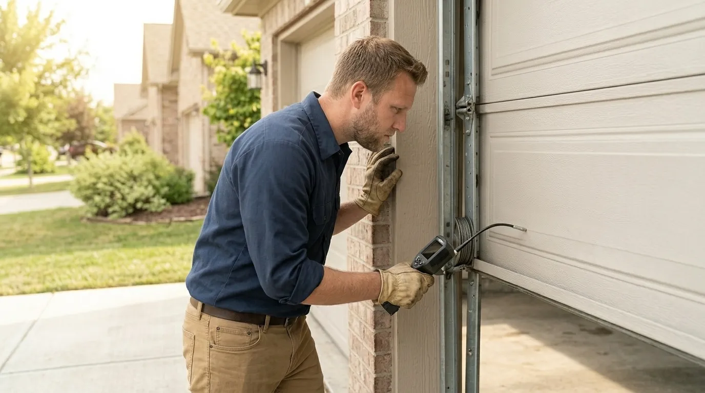 Insulated panel garage door