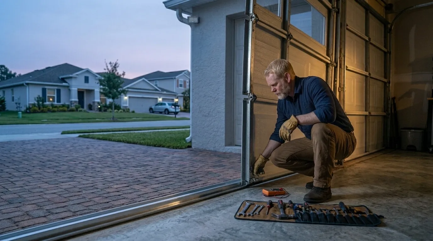 Repaired & tested - Orlando garage door service