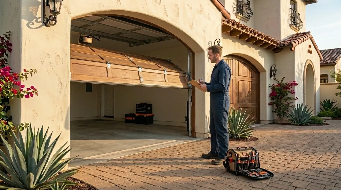 Carriage style garage door