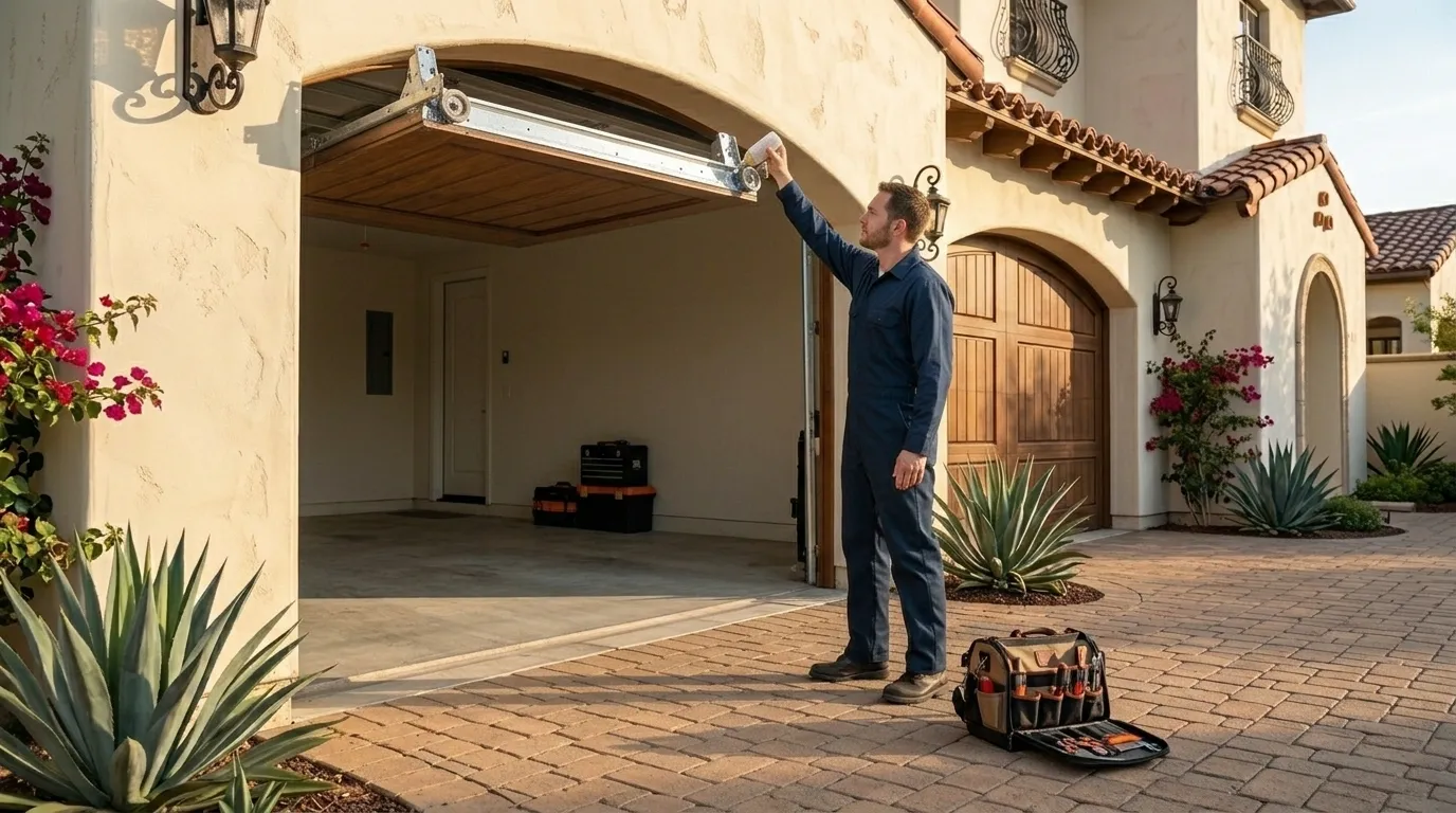 Carriage style garage door
