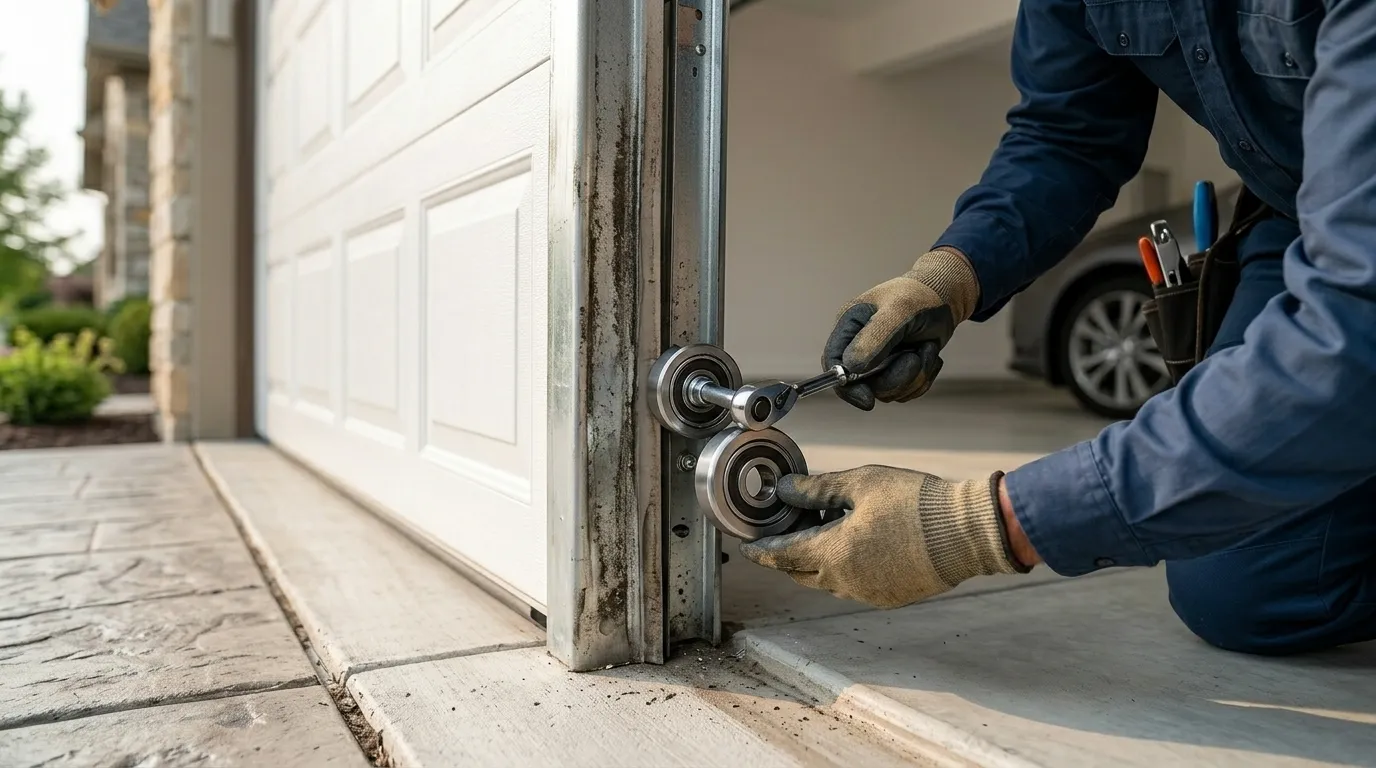 Carriage style garage door