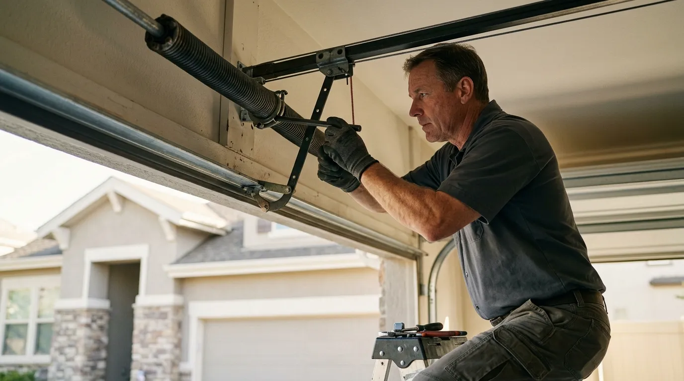 Carriage style garage door