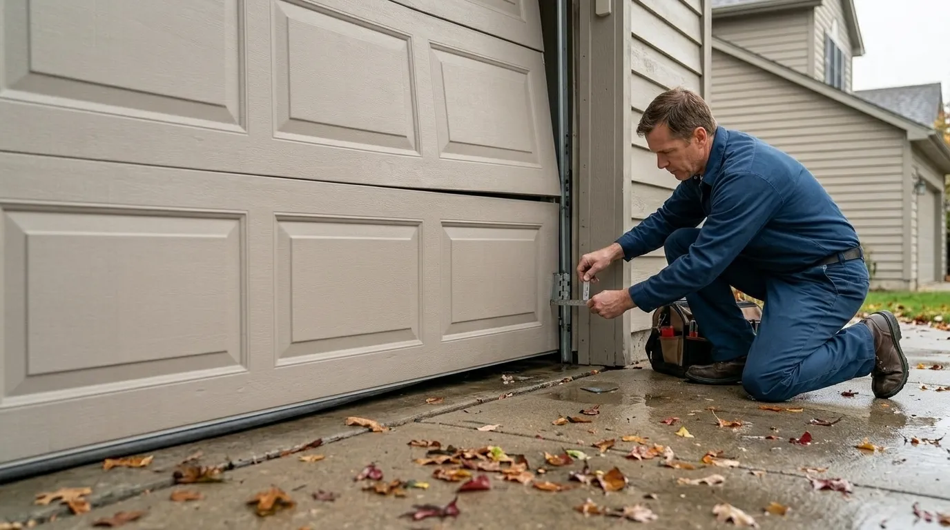 Carriage style garage door