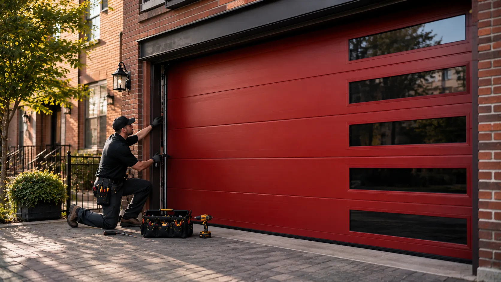Residential garage doors
