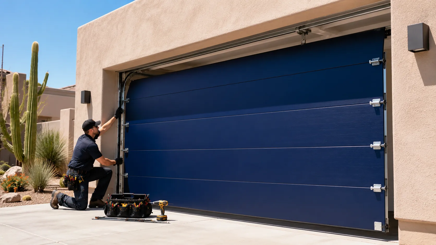 Residential garage doors