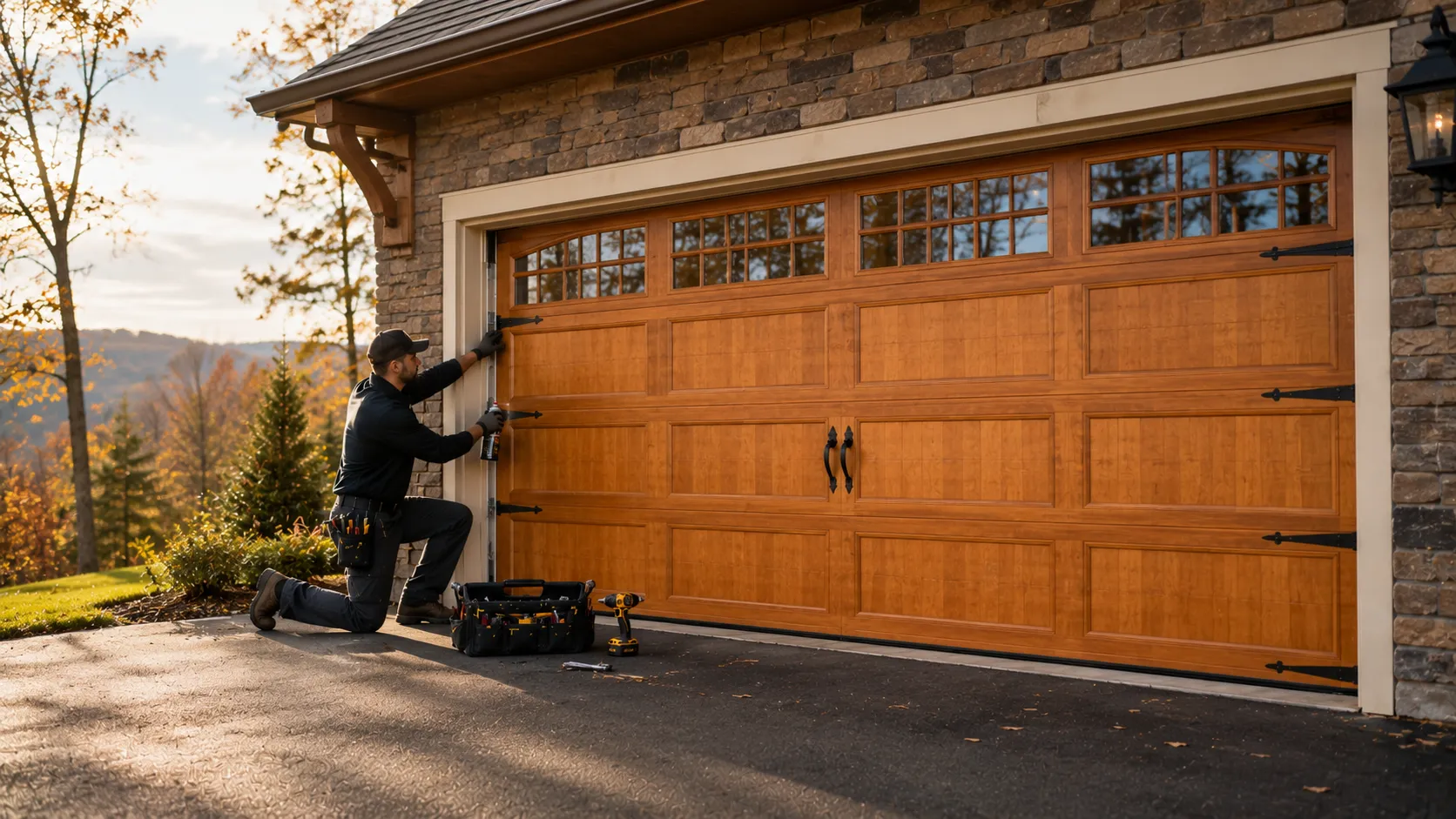 Garage door styles