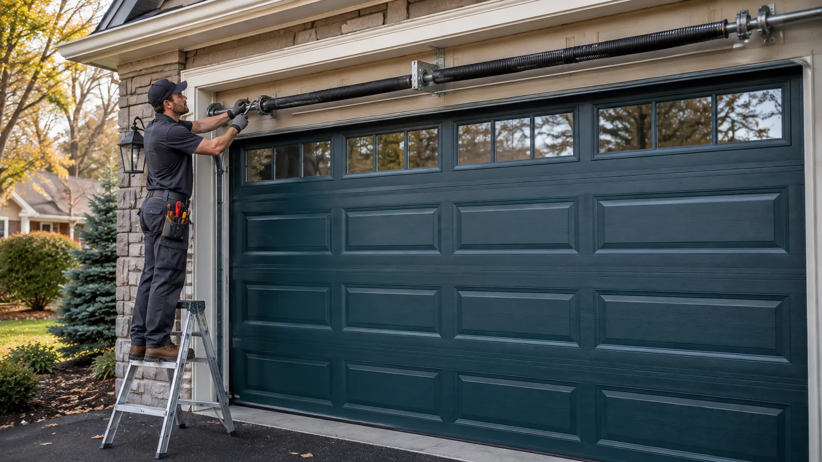Residential garage doors