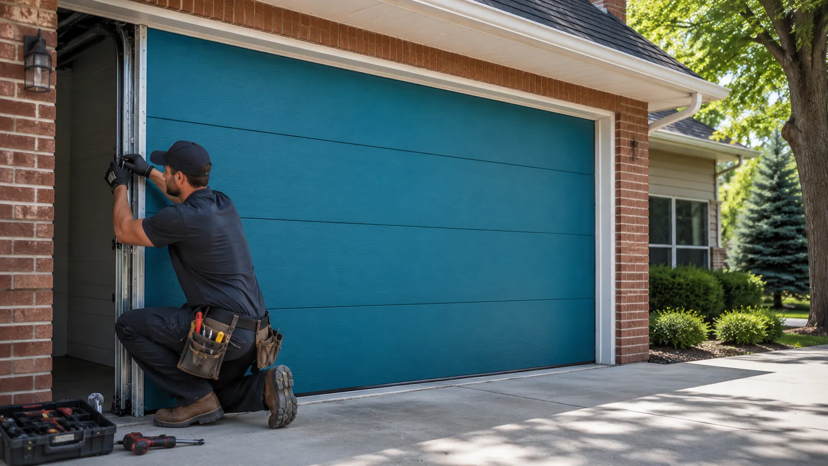 Residential garage doors